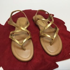 Darling Gold Sandals. TOOX